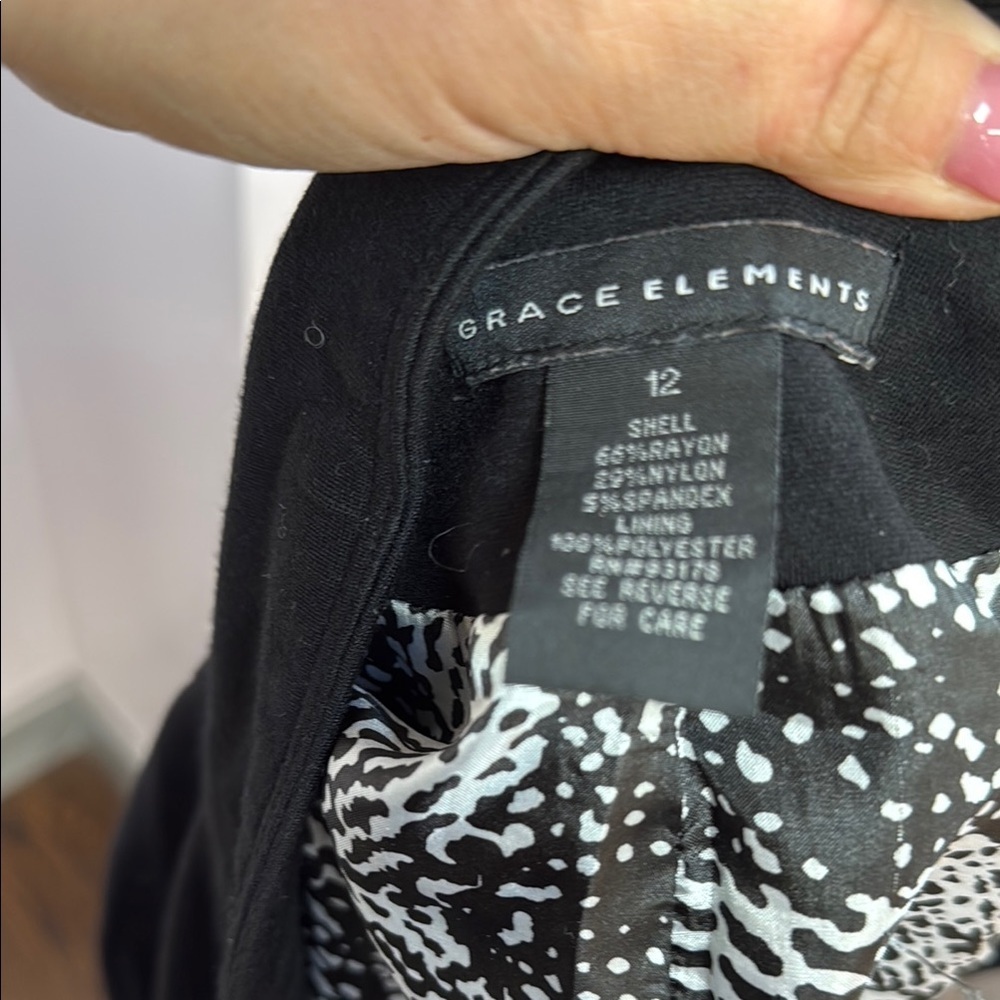 Grace Elements Black and White Dress - Picture 6 of 6